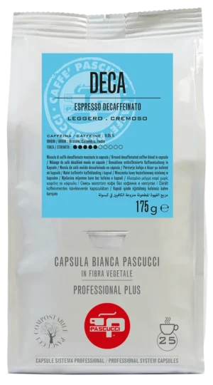 DECA KOFFEINFRITT FIBRA BIANCA KAFFEKAPSLAR 25 STK