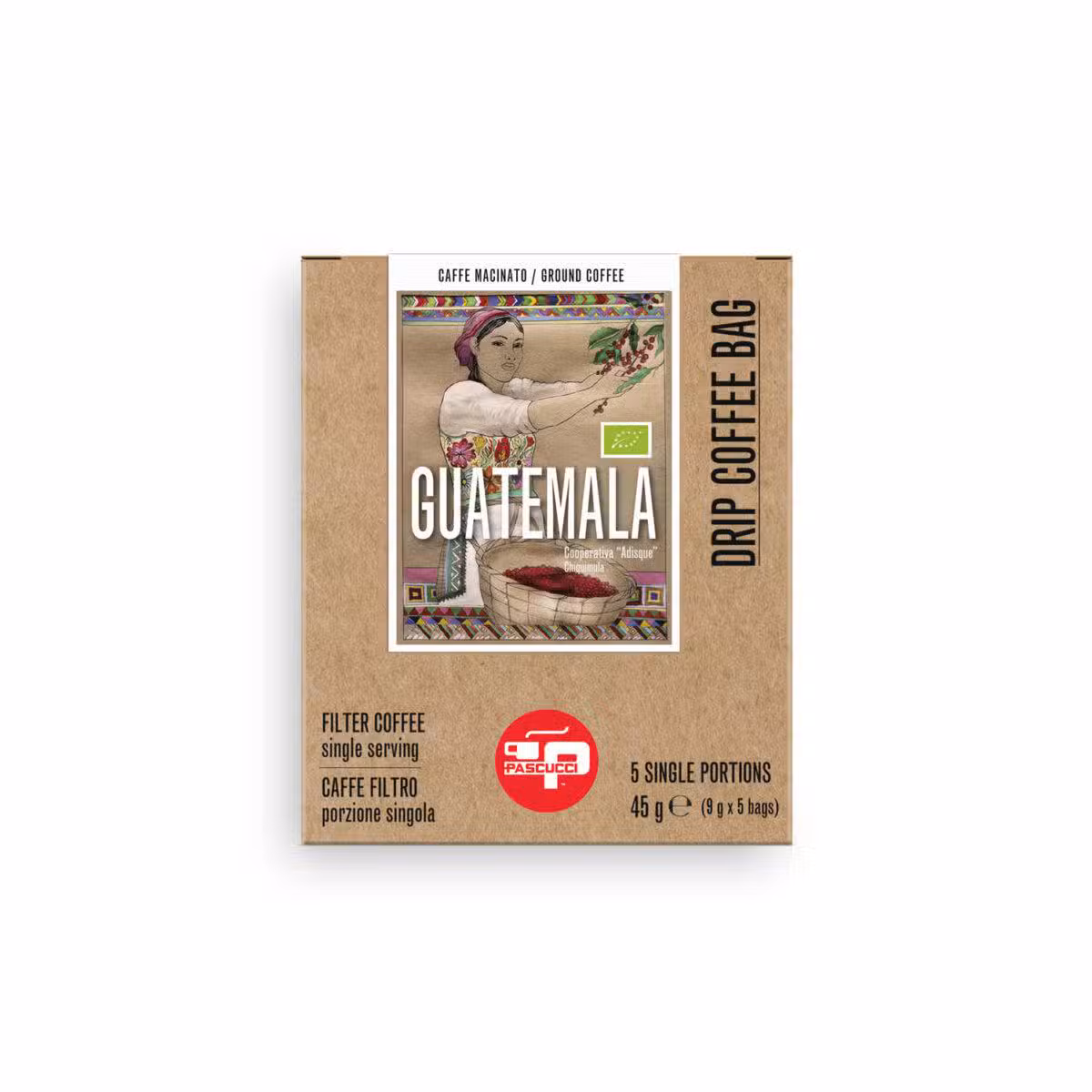 GUATEMALA ADISQUE DROPPKAFFE 5 PÅSAR